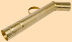 Труба для самовара 62 мм (матовая латунь)