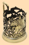 Подстаканник Георгий Победоносец (литьё)