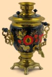 Самовар электрический Маки и клубника (3л)