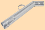 Труба для самовара 57 мм (оцинкованная сталь)