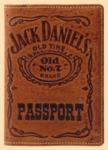 Обложка на паспорт Jack Daniels (кожа)