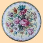 Коллекционные тарелки цветы, фрукты