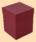 Коробка для подстаканника Бордовая