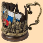 Подстаканник эксклюзивный Герб России (литьё)