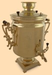 Самовар электрический Буфетный Левша (45л, полированная латунь)
