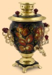 Самовар электрический Волшебная лоза коричневая (3л)