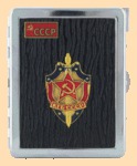 Портсигар с зажигалкой КГБ (прямоугольный)