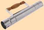 Труба для самовара 40 мм деревянная ручка из липы (нержавейка, прямая)