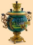 Самовар комбинированный Ясная поляна (4,5л)
