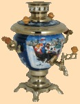 Самовар электрический Тройка зима (2л)