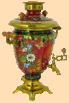 Самовар электрический Солнышко на красном (3л)